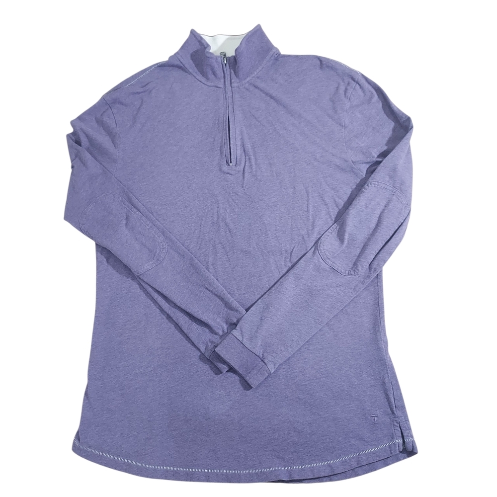 Left Coast Tee Purple Quarter Zip Top M